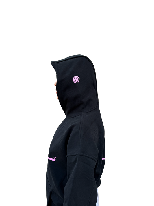 FELPA CON CAPPUCCIO NERA Edizione Limitata 1/1 REWOZISLIKE © - Unisex